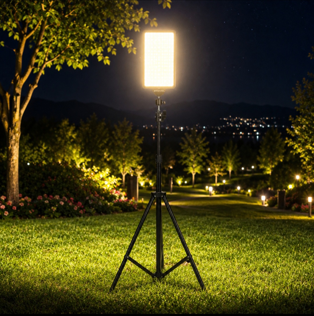 چراغ LED و پروژکتور کمپینگ بیرونی CAICAL CC2115 مدل 100W با پایه دو متری و کابل ۴ متری