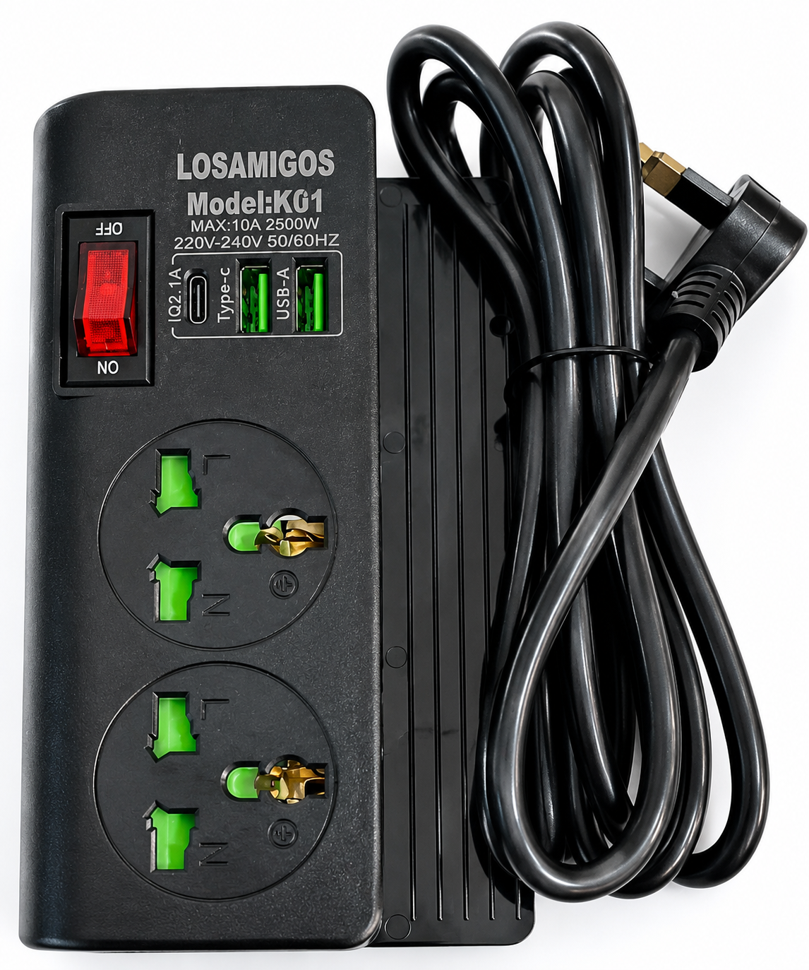 چند راهی برق و USB وTPC و جاموبایلی مدل K01