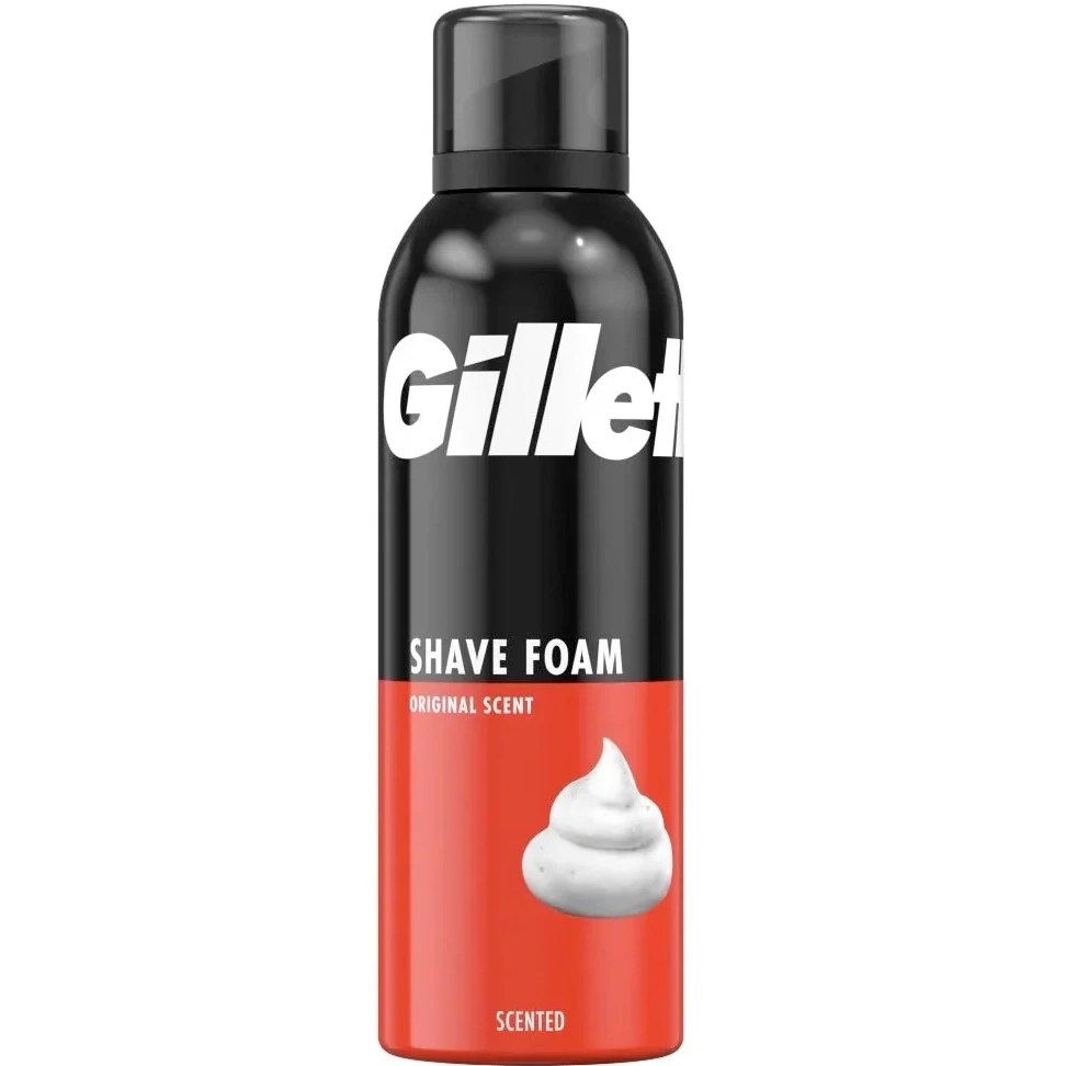 کف و فوم اصلاح ژیلت ۲۰۰میل Original Gillette