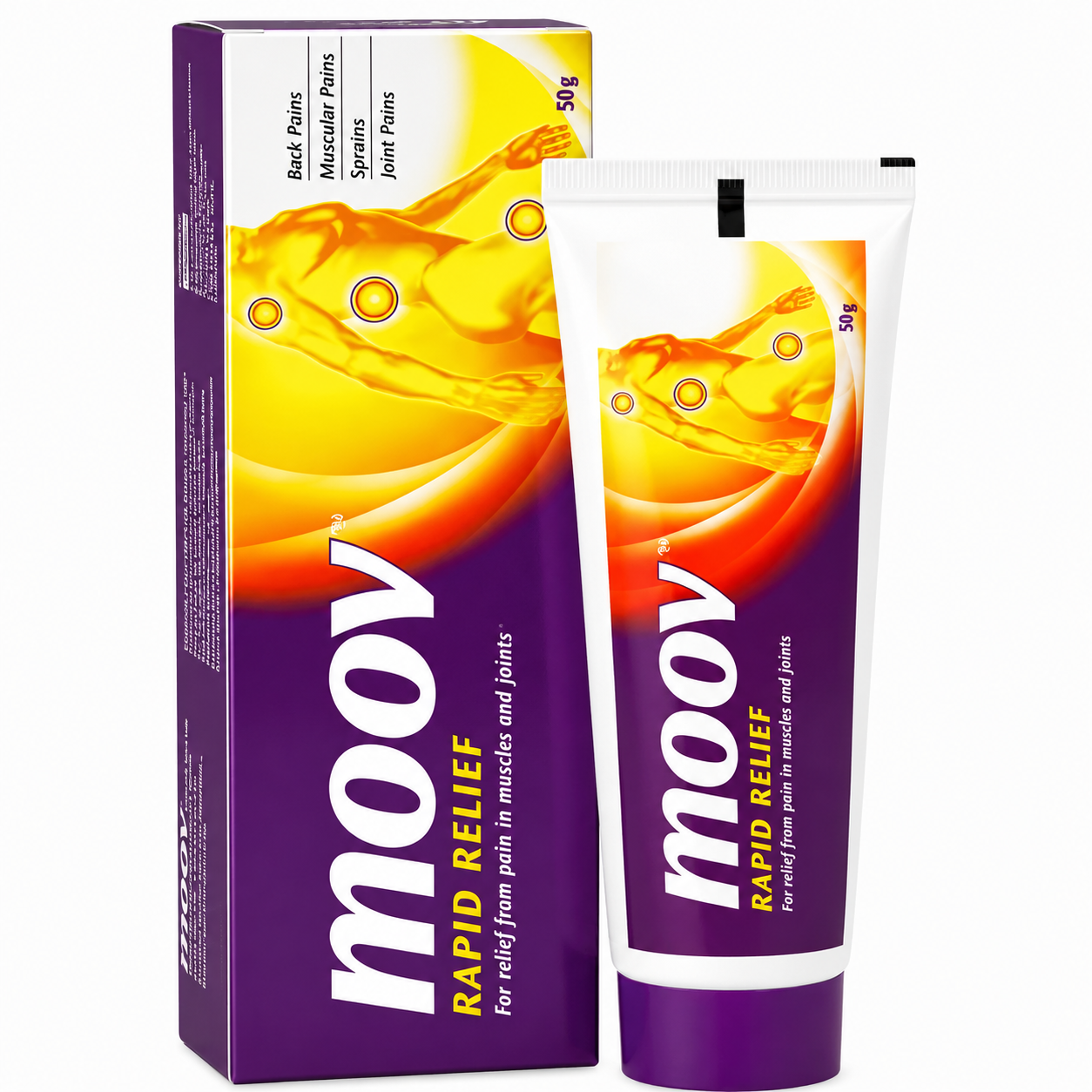 ۳ عدد کرم و پماد تسکین درد موو موف فوری MOOV حجم ۵۰ گرم محصول هند